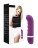 Фиолетовый мини-вибратор Bdesired Deluxe Pearl - 15,3 см. 