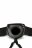 Черный мужской страпон DR. SKIN 7INCH HOLLOW STRAP ON - 17 см. 
