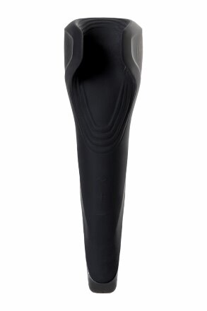 Чёрный нереалистичный мастурбатор с вибрацией Satisfyer Men Wand 