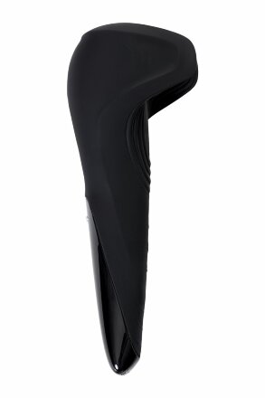 Чёрный нереалистичный мастурбатор с вибрацией Satisfyer Men Wand 