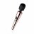 Черно-розовый вибромассажер Nouveau Wand Massager - 30 см. 