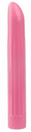 Розовый вибромассажёр LADY FINGER - 16 см. 