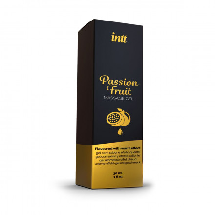 Массажный гель с ароматом маракуйи Passion Fruit - 30 мл. 
