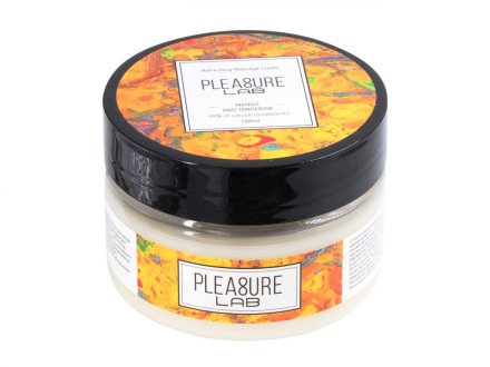 Массажный крем Pleasure Lab Refreshing с ароматом манго и мандарина - 100 мл. 