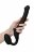 Черный безремневой страпон Silicone Bendable Strap-On S 