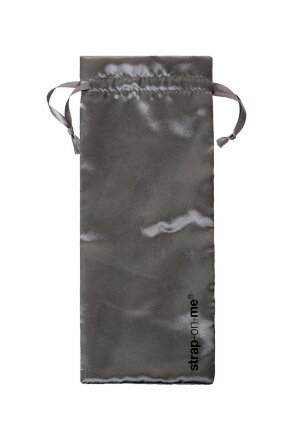 Черный безремневой страпон Silicone Bendable Strap-On S 