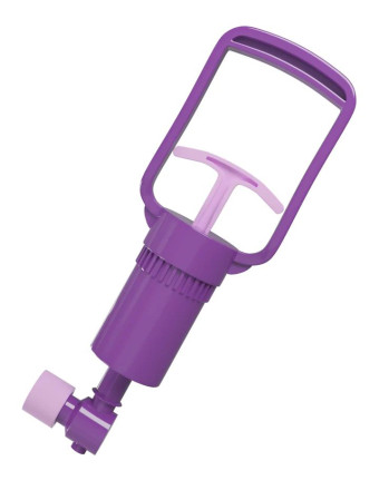 Фиолетовая клиторальная помпа Pleasure Pump 