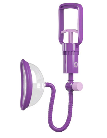 Фиолетовая клиторальная помпа Pleasure Pump 