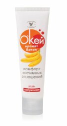 Гель-лубрикант &quot;Окей&quot; с ароматом банана - 50 гр.