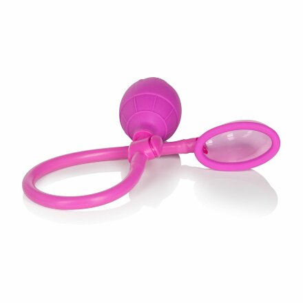 Розовая помпа для клитора Mini Silicone Clitoral Pump  