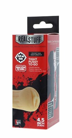Мастурбатор-вагина REALSTUFF TIGHT PUSSY TO-GO 