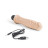 Телесный вибратор-реалистик 8  Girthy Realistic Vibrator - 24,5 см. 