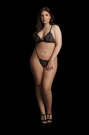 Роскошный комплект белья Magic Lace Velvet Lingerie Set 