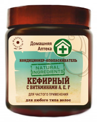 Кондиционер-ополаскиватель «Кефирный» с витаминами А, Е и F - 500 мл.