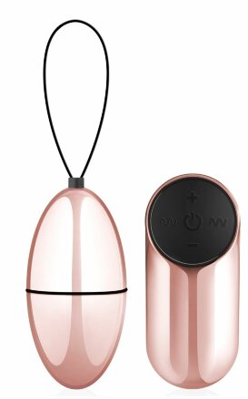 Розовое виброяйцо New Vibrating Egg с пультом ДУ 