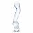 Изогнутый стеклянный стимулятор G-точки Curved G-Spot - 15,2 см. 