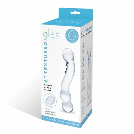 Изогнутый стеклянный стимулятор G-точки Curved G-Spot - 15,2 см. 