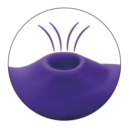 Фиолетовый стимулятор в трусики Remote Suction Panty Teaser 