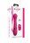 Розовый вибромассажер Kegel Wand - 18,5 см. 