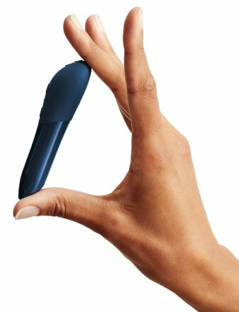 Синяя водонепроницаемая вибропуля We-Vibe Tango X 