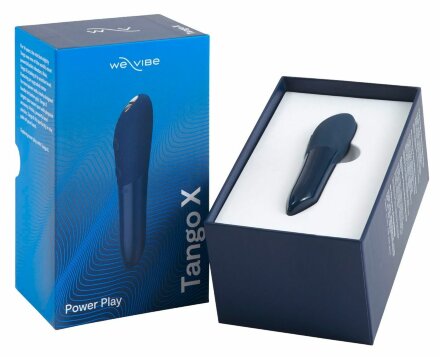 Синяя водонепроницаемая вибропуля We-Vibe Tango X 