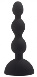 Черный анальный вибростимулятор Anal Beads S - 14,5 см. 