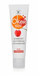 Гель-лубрикант &quot;Окей&quot; с ароматом вишни - 50 гр.