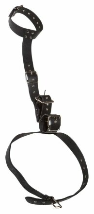 Фиксация на шею и запястья Bad Kitty Neck and Hand Restraints 