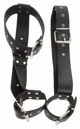 Фиксация на шею и запястья Bad Kitty Neck and Hand Restraints 