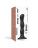 Черная насадка Strap-On-Me Dildo Geisha Balls size XL 