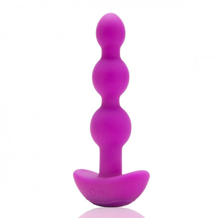 Анальная виброёлочка TRIPLET ANAL BEADS FUCHSIA - 14 см. 