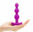 Анальная виброёлочка TRIPLET ANAL BEADS FUCHSIA - 14 см. 