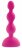 Розовый анальный вибростимулятор Anal Beads S - 14,5 см.  