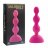 Розовый анальный вибростимулятор Anal Beads S - 14,5 см.  