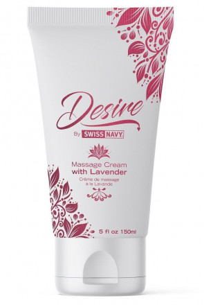 Массажный крем с ароматом лаванды Desire Massage Cream with Lavender - 150 мл. 