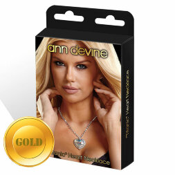 Золотистая цепочка с сердцем &quot;TITANIC&quot; Heart Necklace