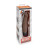 Коричневый вибратор-реалистик 6.5  Girthy Realistic Vibrator - 19 см. 