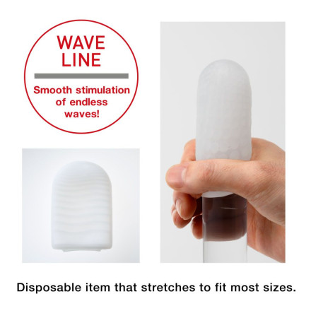 Карманный мастурбатор WAVE LINE 