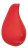 Красный клиторальный вибромассажер Red Hot Glow 