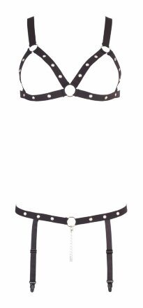 Эластичный откровенный комплект Bad Kitty Strap Bikini 