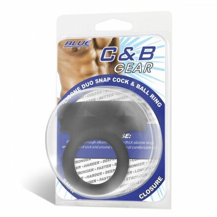 Черное двойное силиконовое кольцо С&amp;B GEAR 