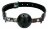 Черный кляп-шарик Breatheable Ball Gag Old School Tattoo Style 
