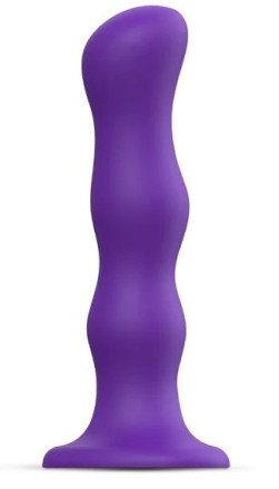 Фиолетовая насадка Strap-On-Me Dildo Geisha Balls size XL 