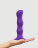 Фиолетовая насадка Strap-On-Me Dildo Geisha Balls size XL 