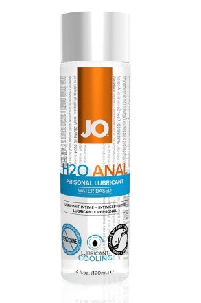 Анальный охлаждающий и обезболивающий лубрикант на водной основе JO Anal H2O COOLING - 120 мл. 