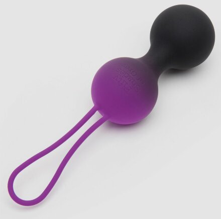 Черные, меняющие цвет вагинальные шарики Inner Goddess Colour-Changing Jiggle Balls 90g 