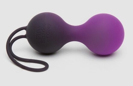 Черные, меняющие цвет вагинальные шарики Inner Goddess Colour-Changing Jiggle Balls 90g 
