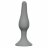 Серая малая анальная пробка Slim Anal Plug Small - 10,5 см. 