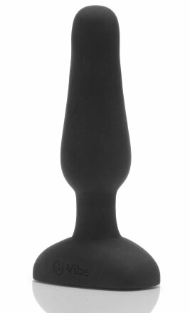 Анальная вибропробка чёрного цвета NOVICE REMOTE CONTROL PLUG BLACK - 10,2 см. 