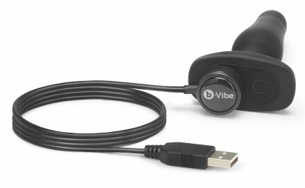 Анальная вибропробка чёрного цвета NOVICE REMOTE CONTROL PLUG BLACK - 10,2 см. 